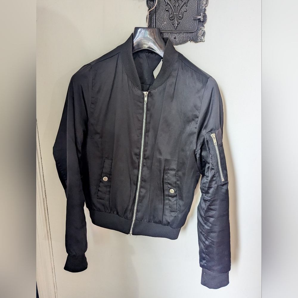 Black Bomber Jacket
